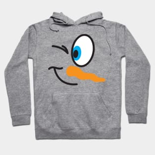 snowman face Hoodie